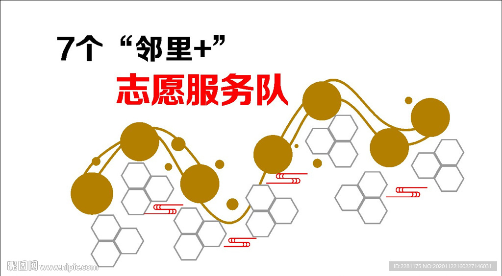 7个邻里志愿服务文化墙