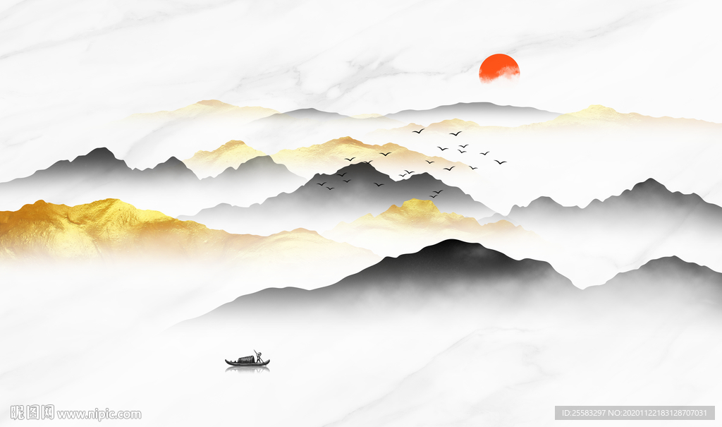 新中式山水