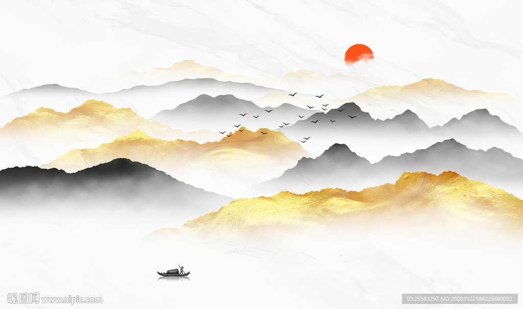 新中式山水