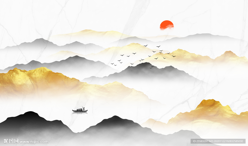 新中式山水