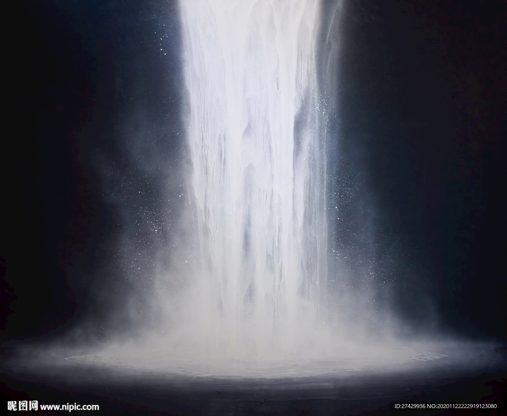 瀑布意境装饰画