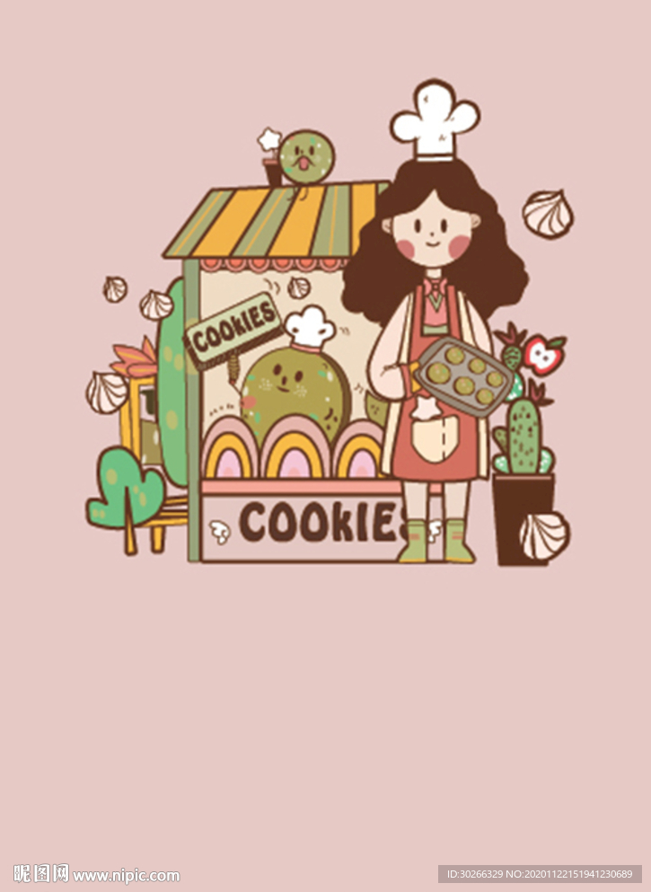 包子铺插画