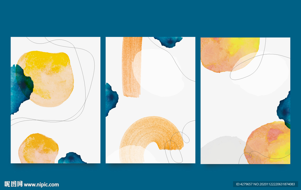 抽象仿油画装饰画