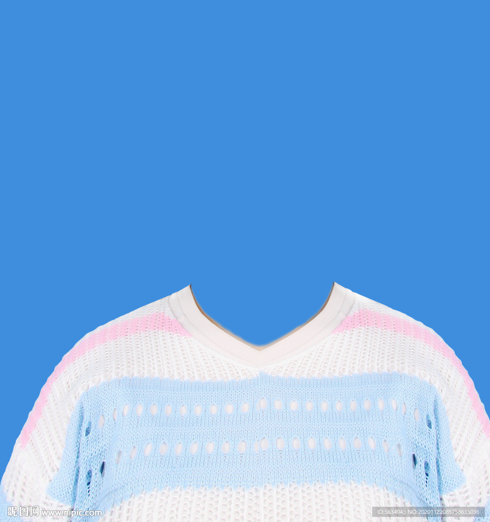 女士毛衣照便服照证件照