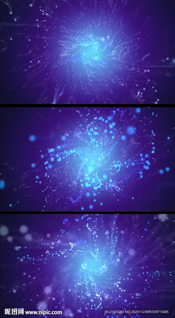 梦幻粒子扩散视频素材下载