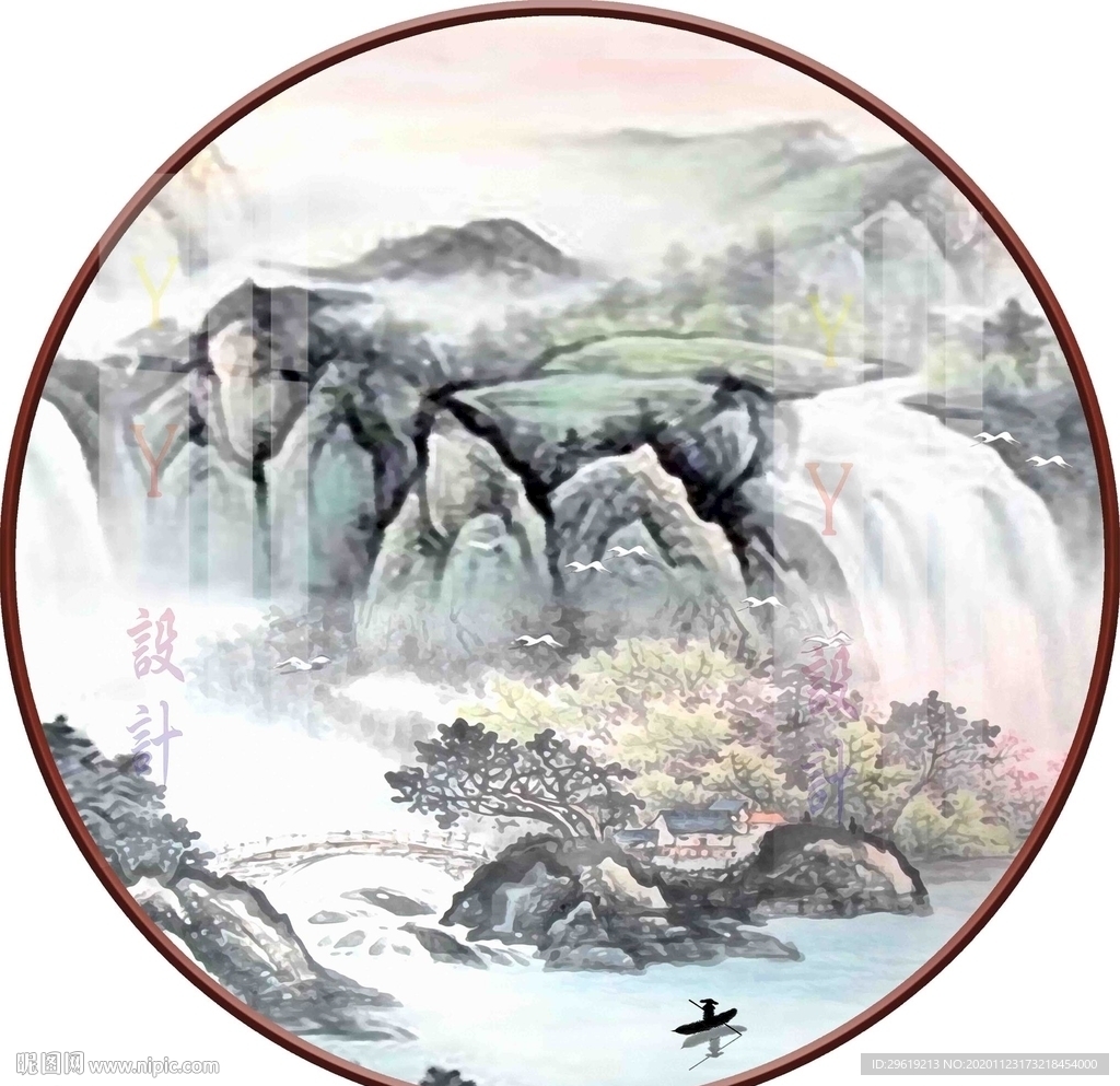 中式水墨 新中式 水墨意境 意