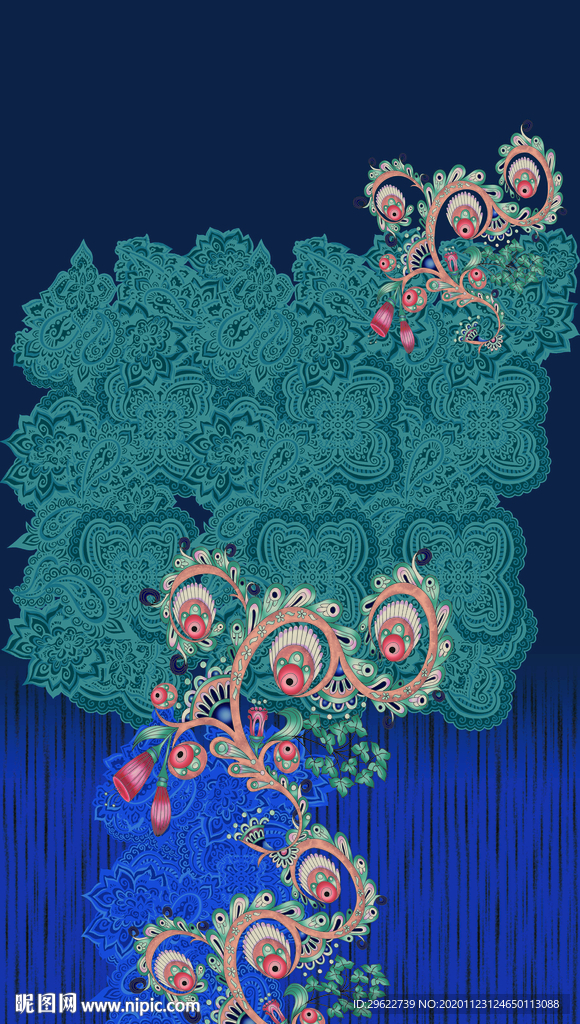 底纹花