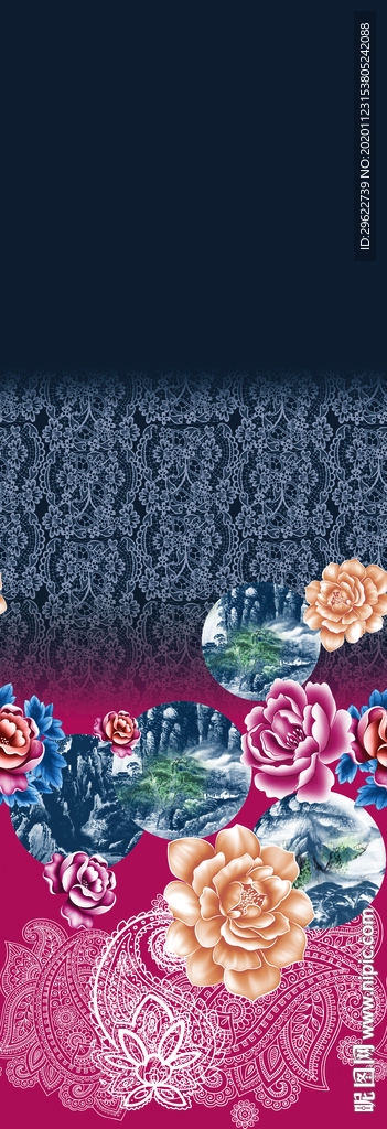 定位花