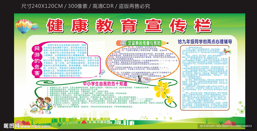 健康教育宣传栏