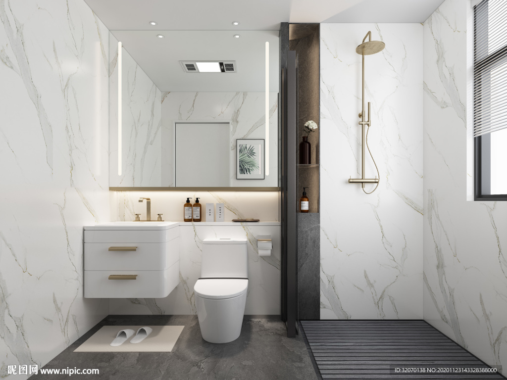 现代卫浴室室内设计