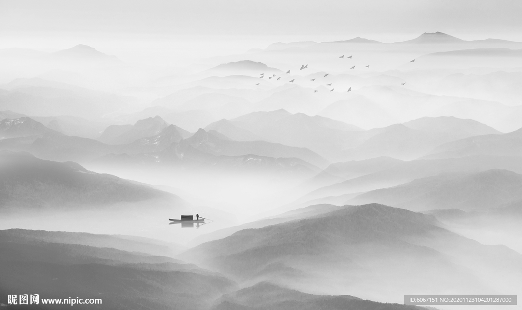 新中式山水画