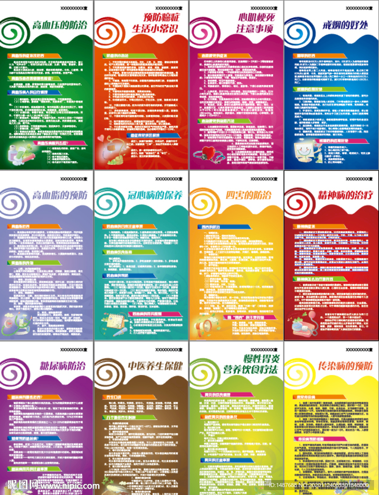卫生慢性疾病宣传海报