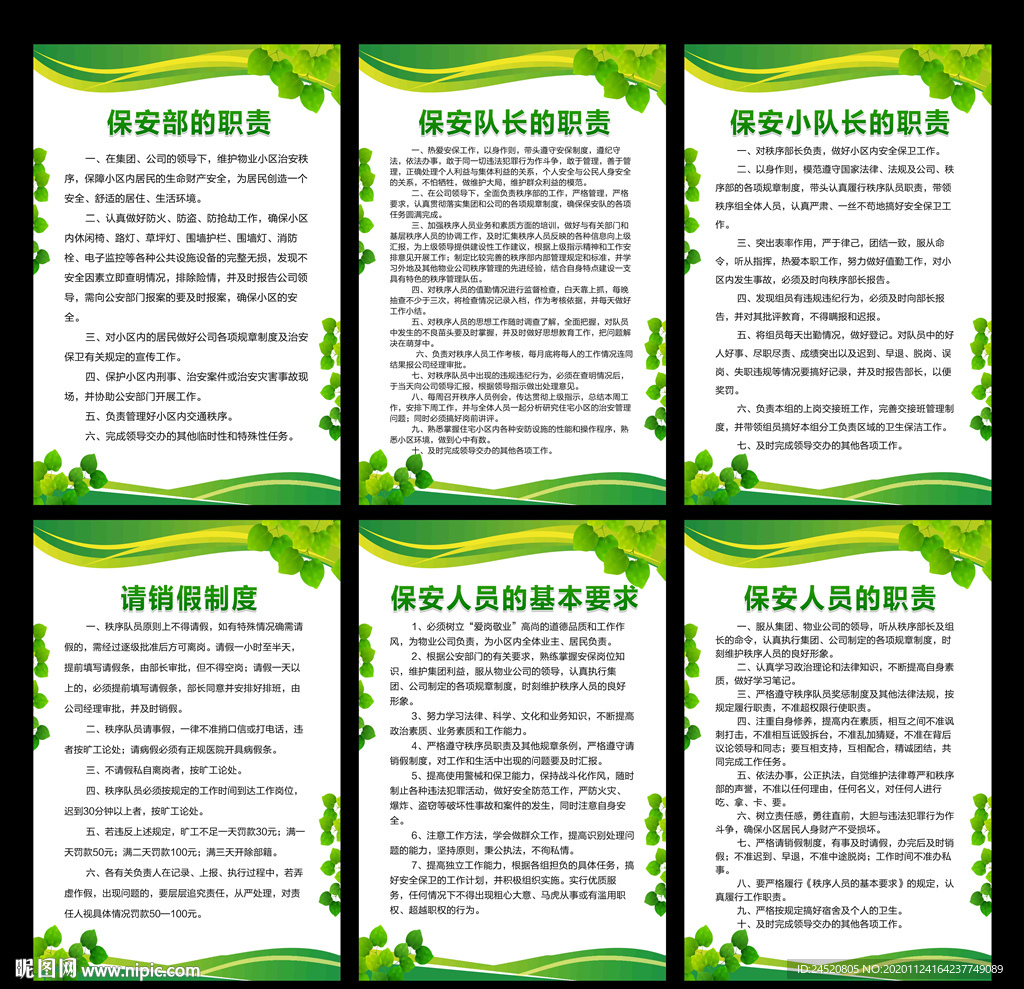 小区保安管理制度
