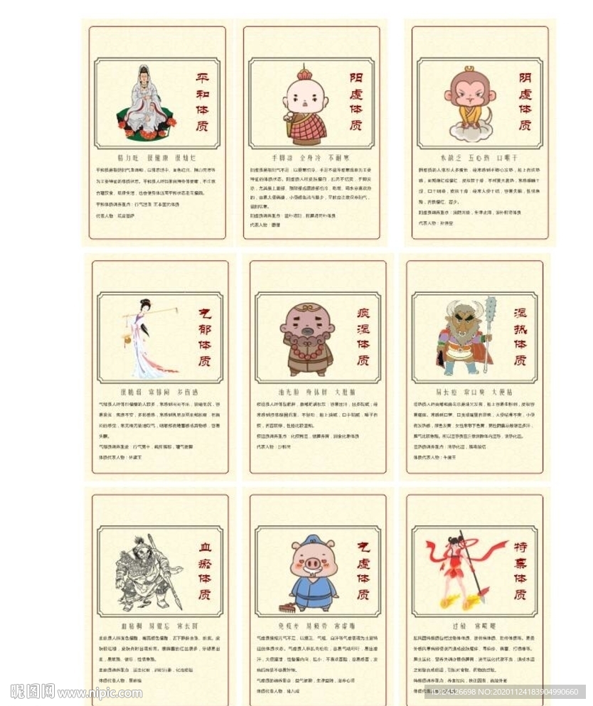 九种体质