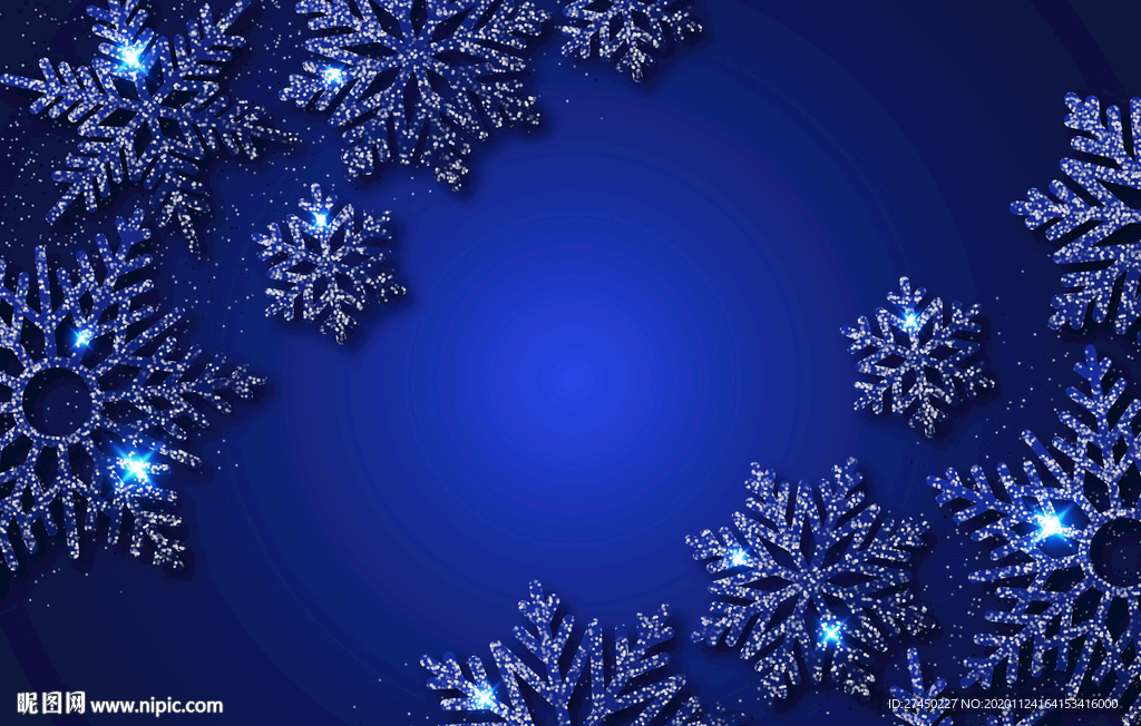 雪花背景