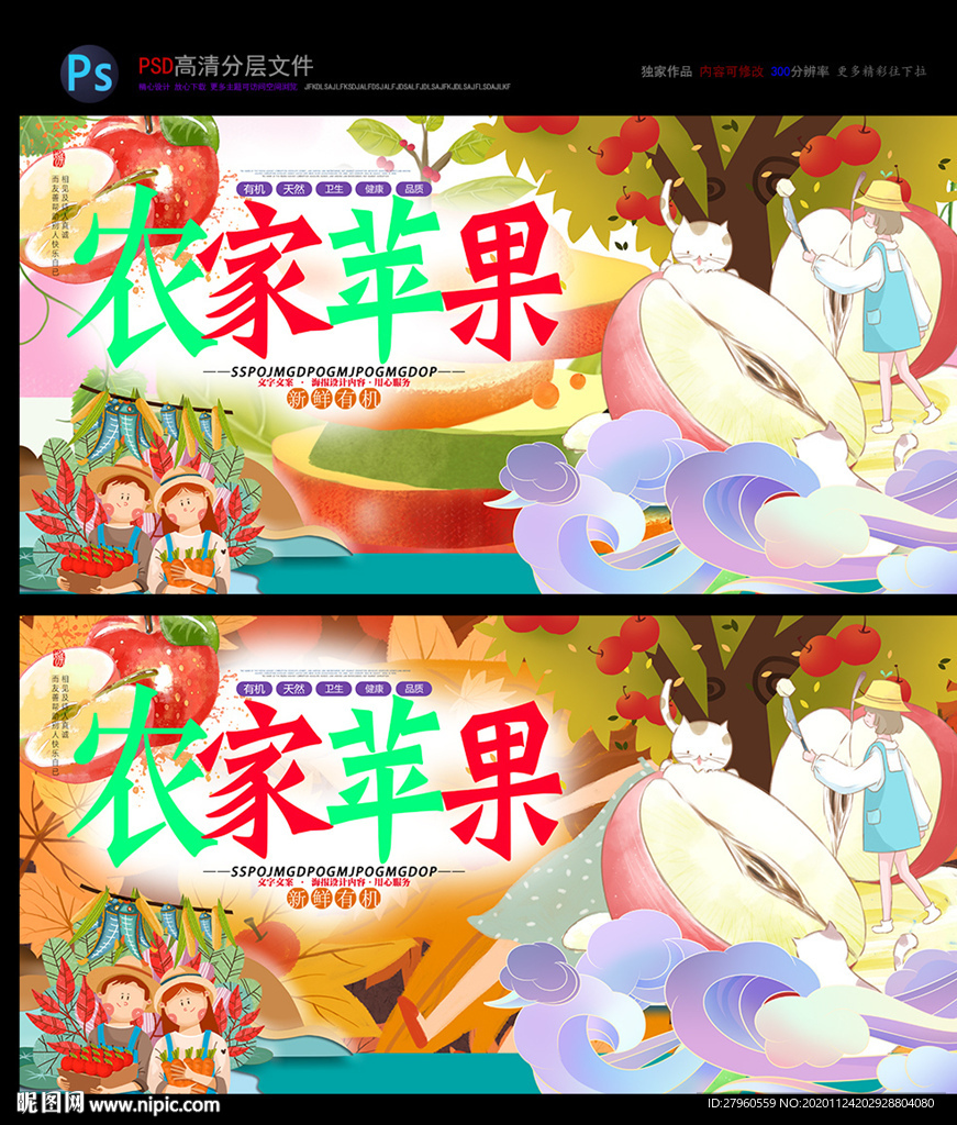 新鲜苹果 有机苹果