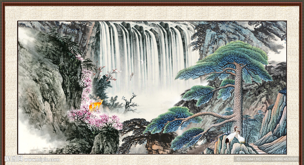 巨幅山水画