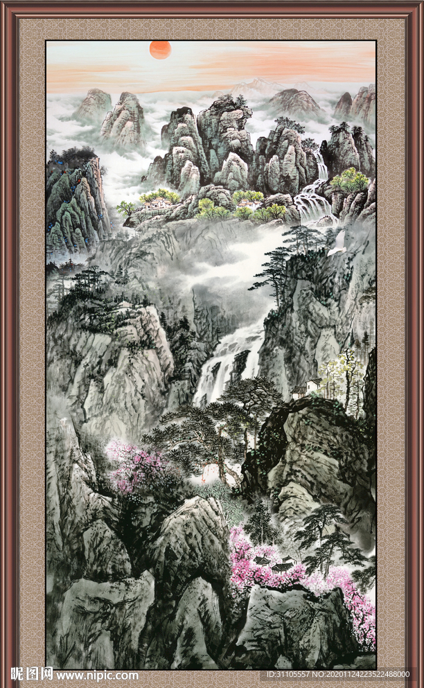 巨幅山水