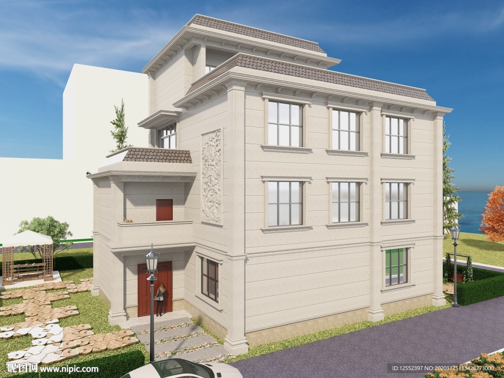 别墅外墙效果图