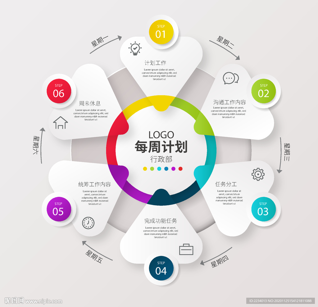 创意周计划行程表