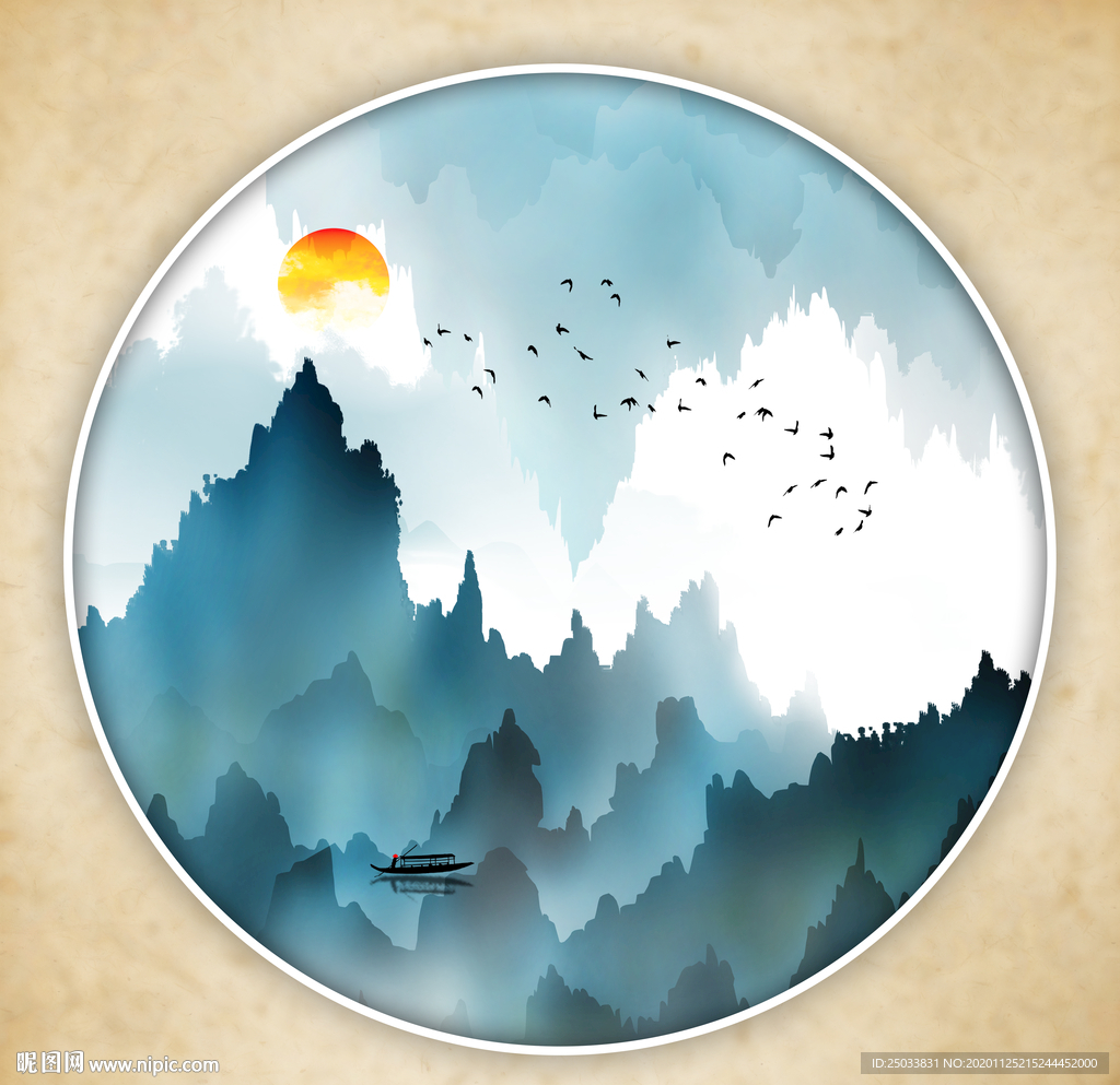 现代水墨画