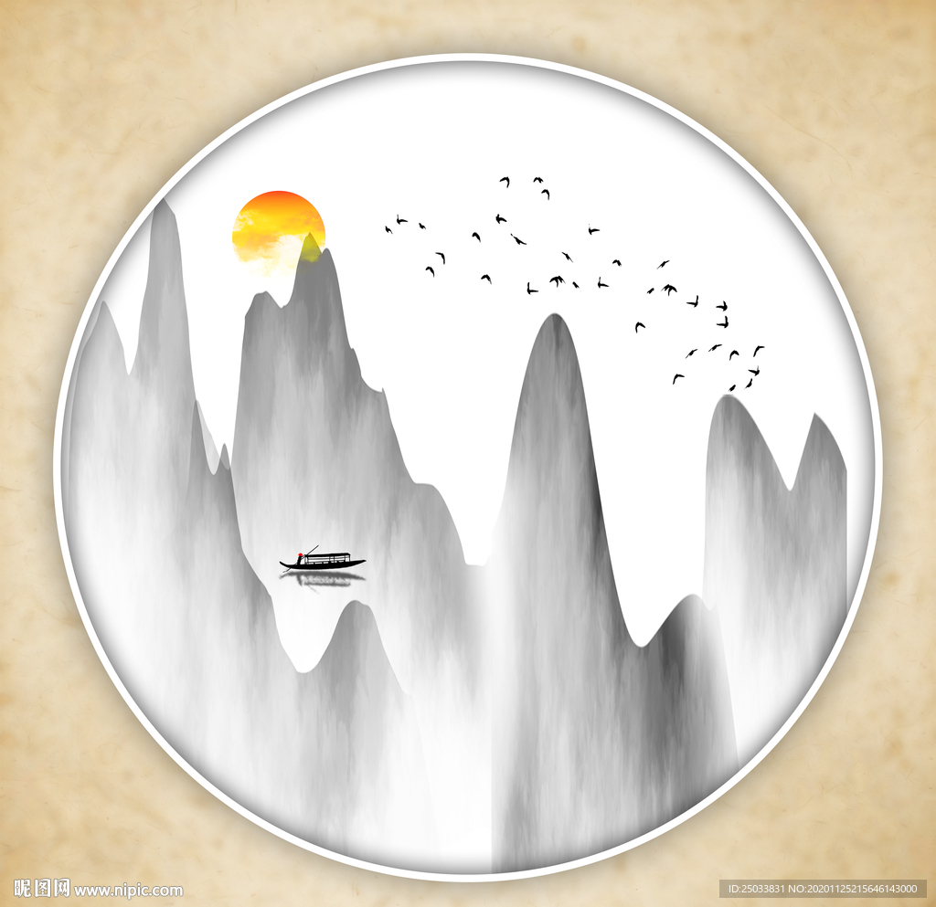 意境山水画