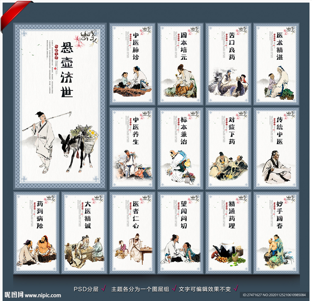 中医养生 中医 中医展板