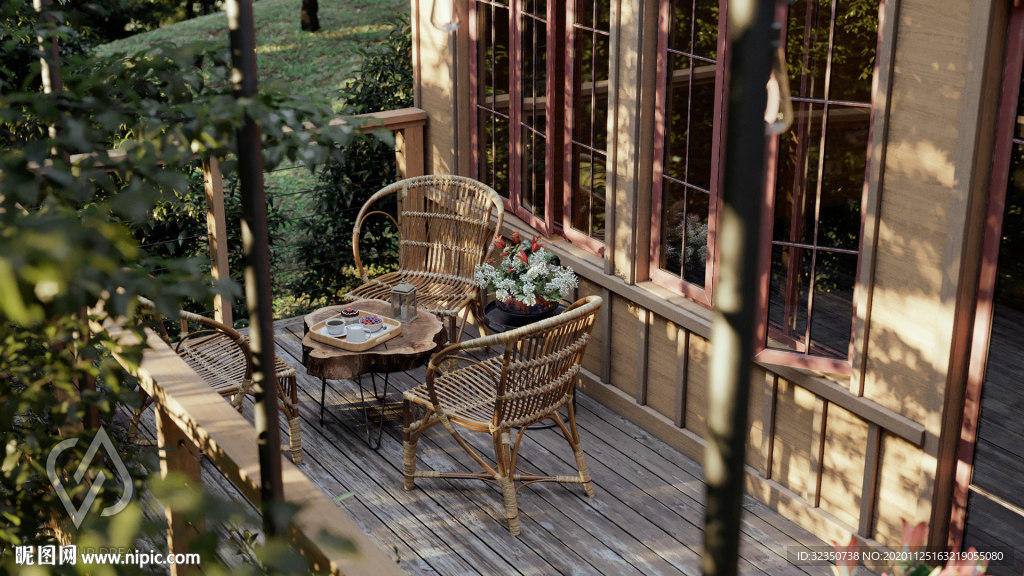 意境户外喝茶座椅