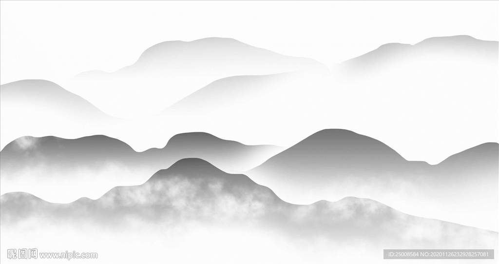 水墨山水画
