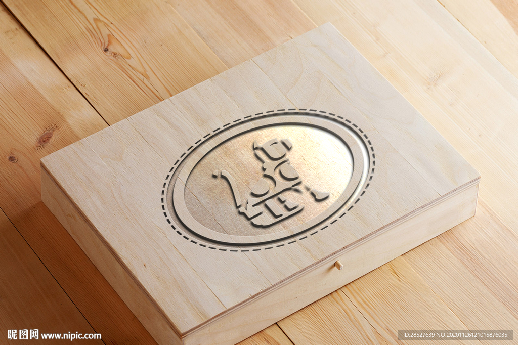 品牌logo木头烫金银样机