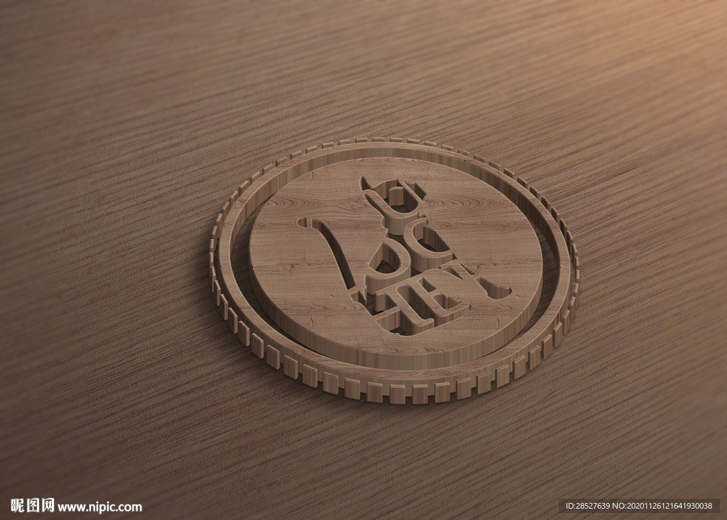 品牌logo木头样机