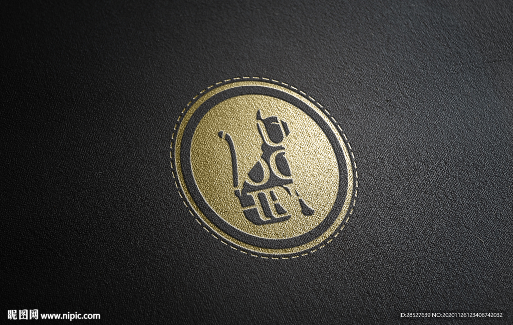 品牌logo纸质烫金银样机