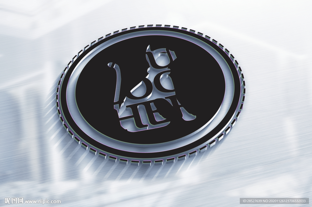 品牌光泽logo样机