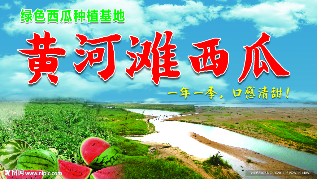 黄河滩西瓜