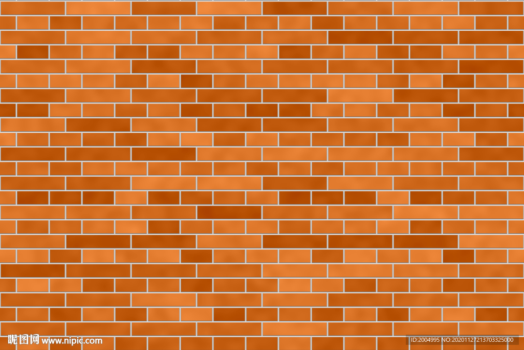 橙色砖墙