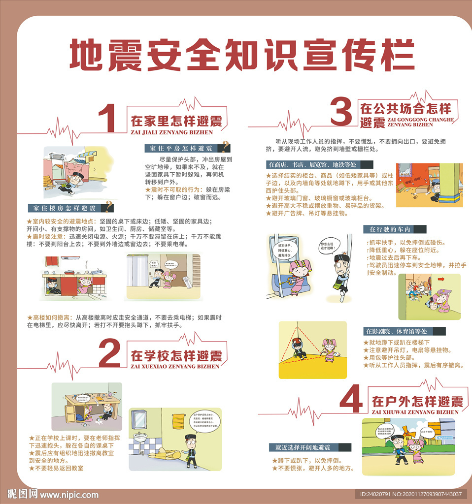 地震安全知识宣传