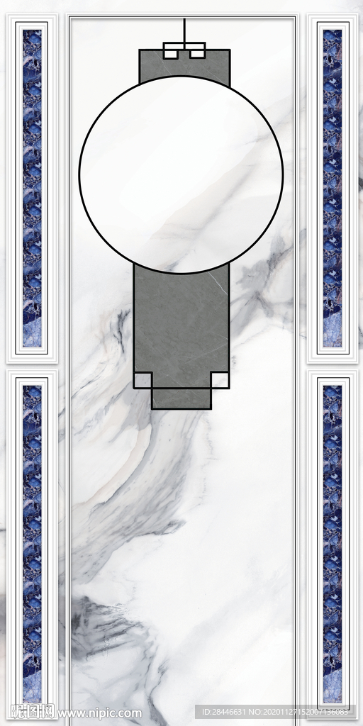 新中式组合背景墙