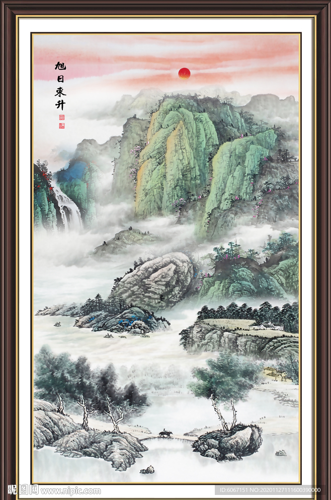 玄关山水画
