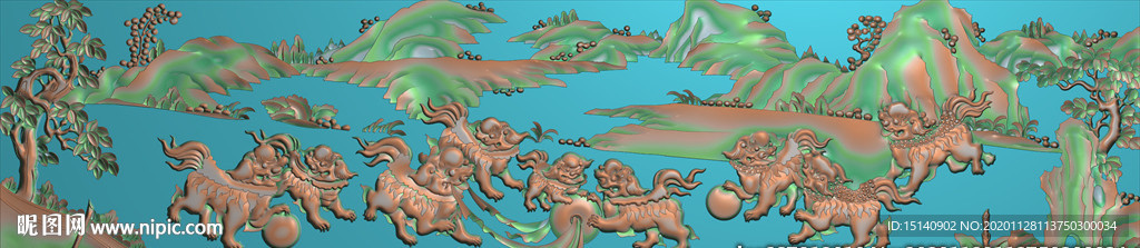 精雕动物