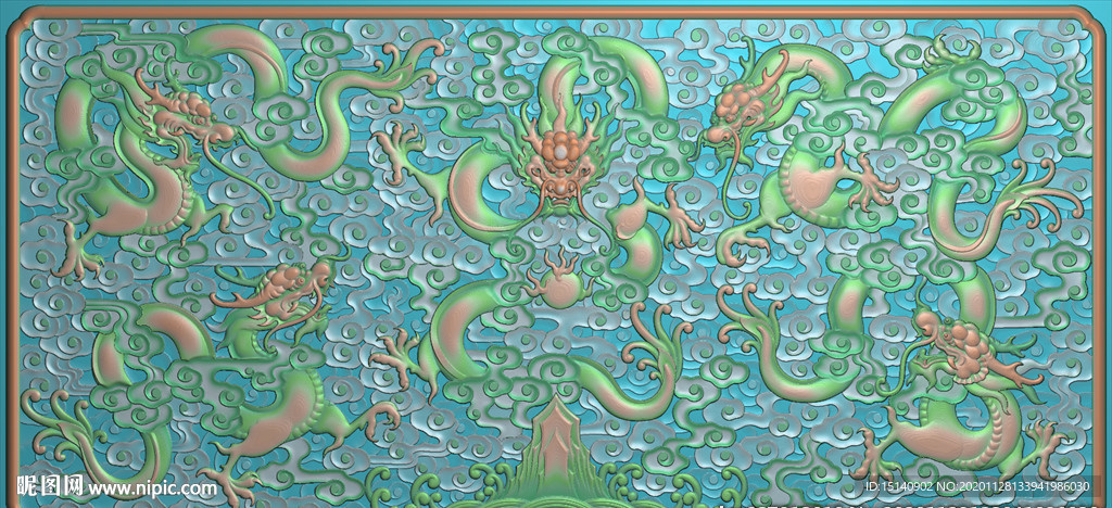 精雕龙凤