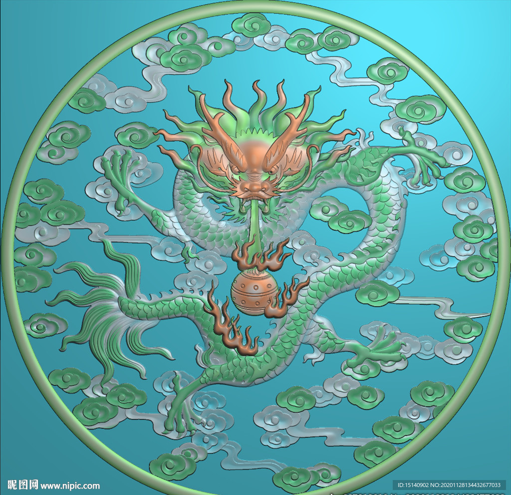 精雕龙凤
