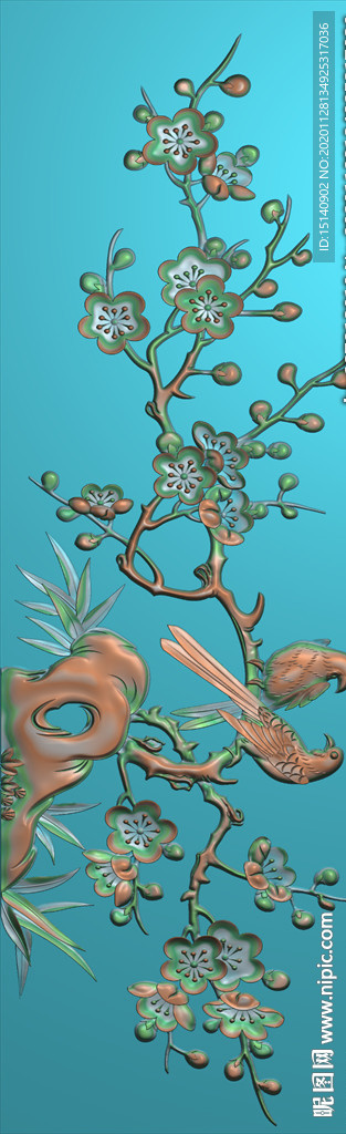 精雕梅兰竹菊