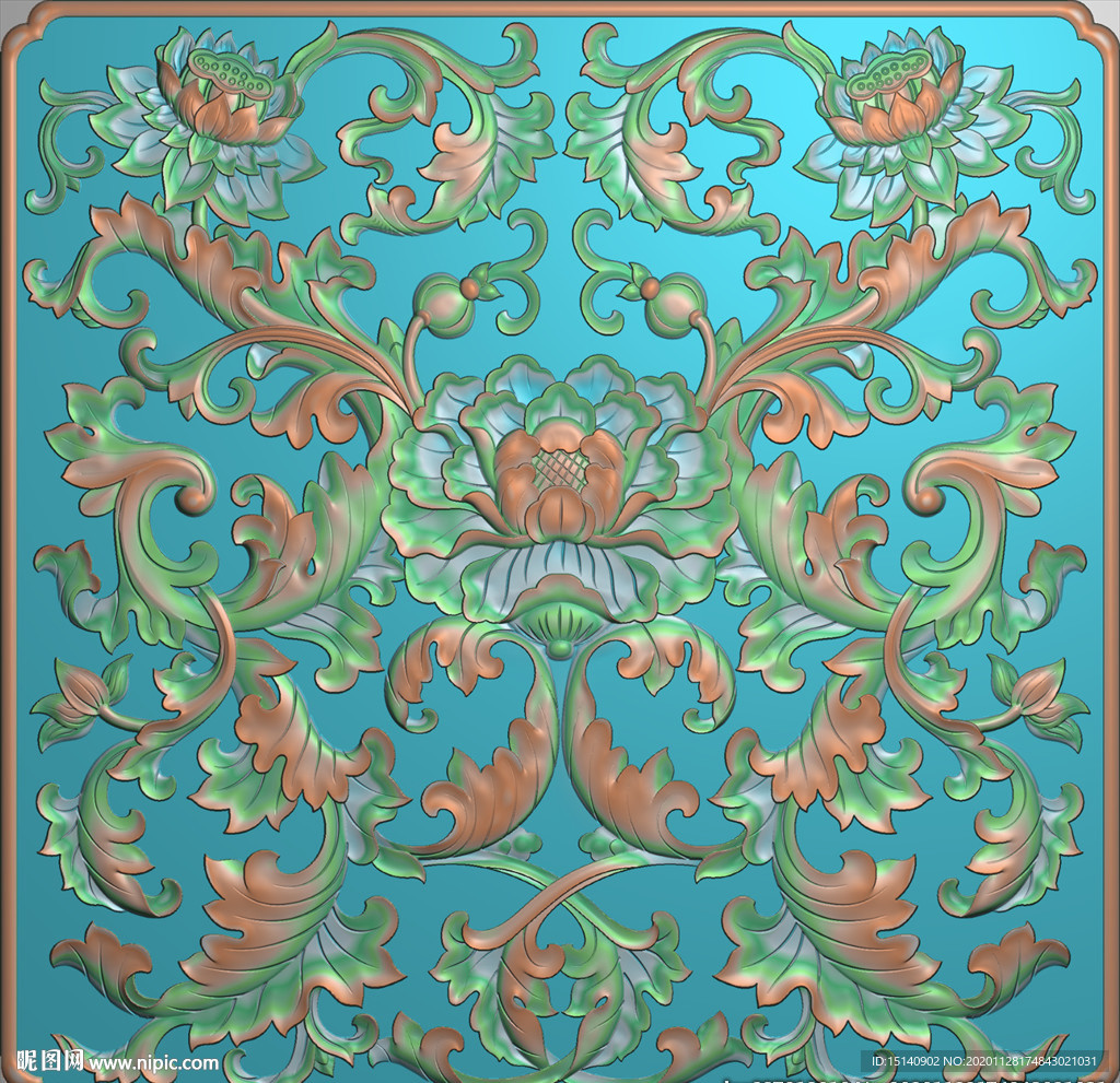 精雕图 洋花 欧式花