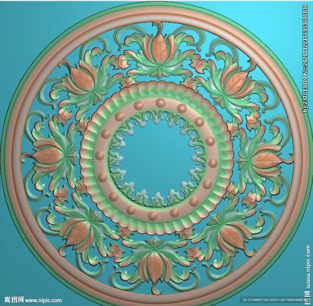 精雕图 洋花 欧式花