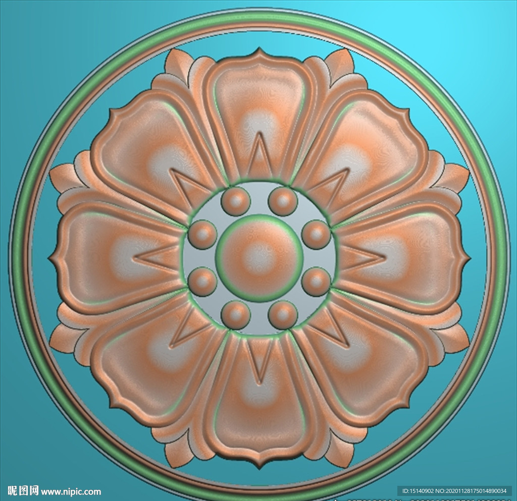 精雕图 洋花 欧式花
