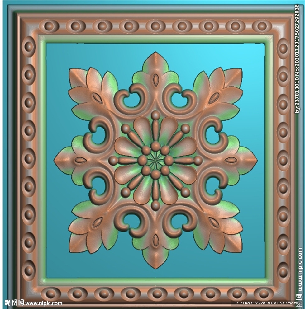 精雕图 洋花 欧式花