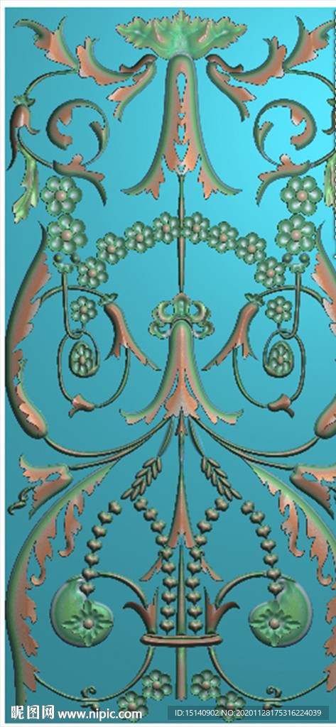 精雕图 洋花 欧式花