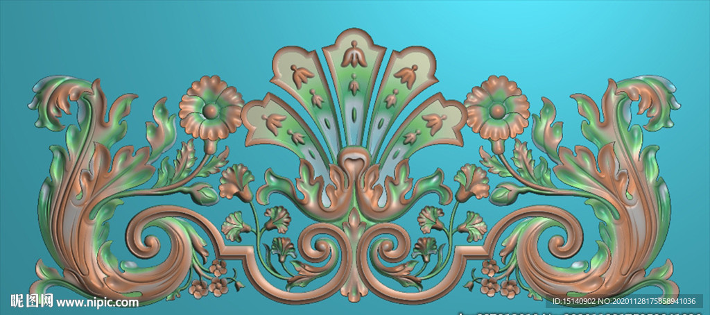 精雕图 洋花 欧式花