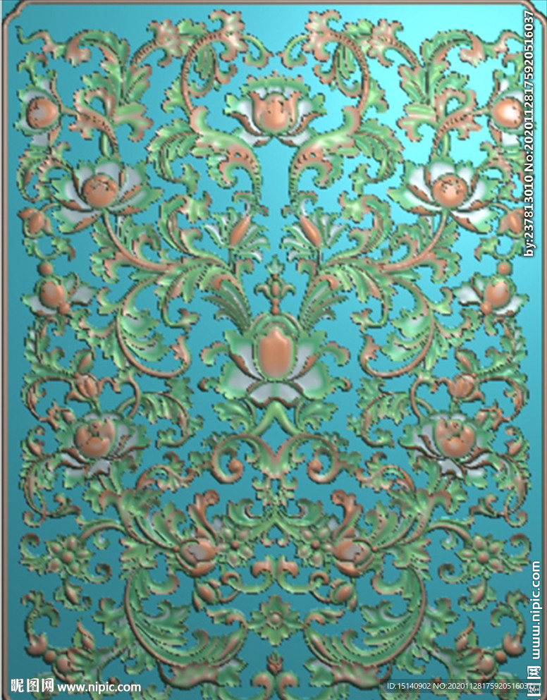 精雕图 洋花 欧式花