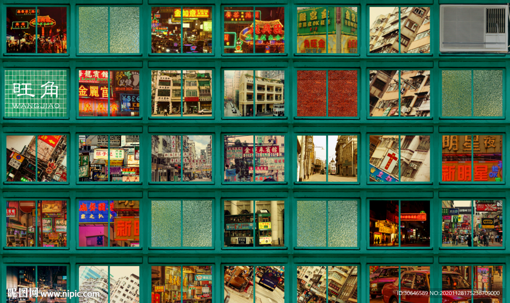 新款港式怀旧茶餐厅背景墙